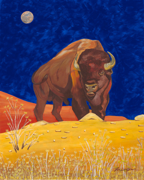 Note card, Under the Prairie Moon