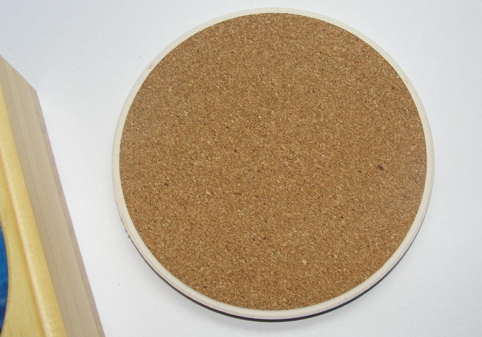 Coaster Set of 4; Ceramic: Spring Bison