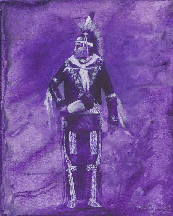 Original Painting; Monochromatic Straight Dancer 1