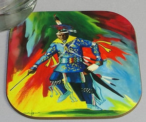 Coaster, Southern Straight Dancer, Native Art