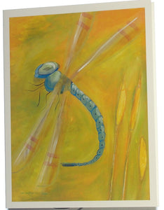 Note card, Dragonfly