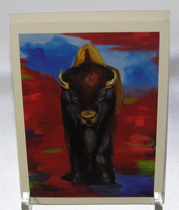 Note card, Bison Territory
