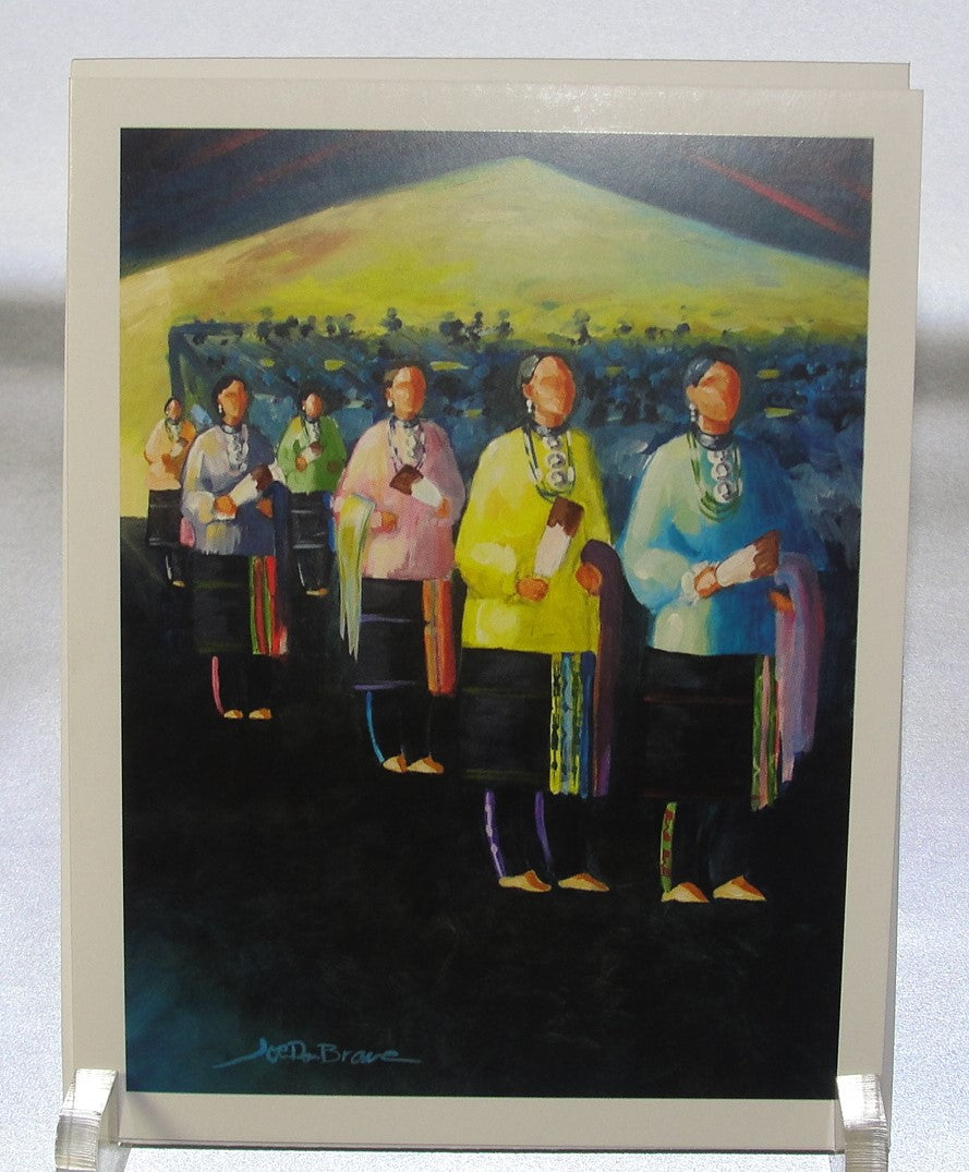 Note card, Lady Dancers