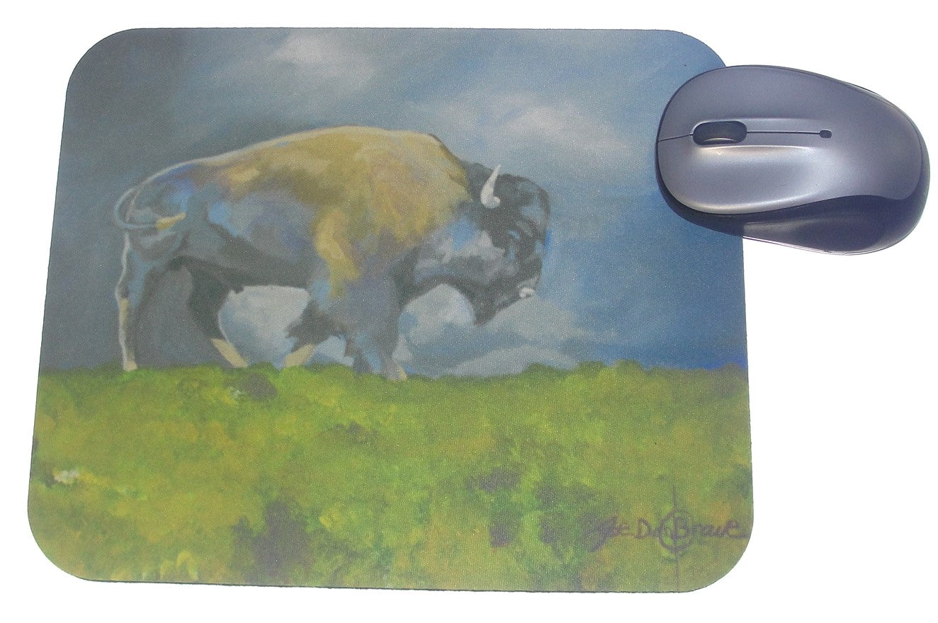 Mouse Pad, Spring Bison