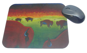 Mouse Pad, Bison on the Prairie